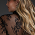 Isabelle Lace Kimono, Black