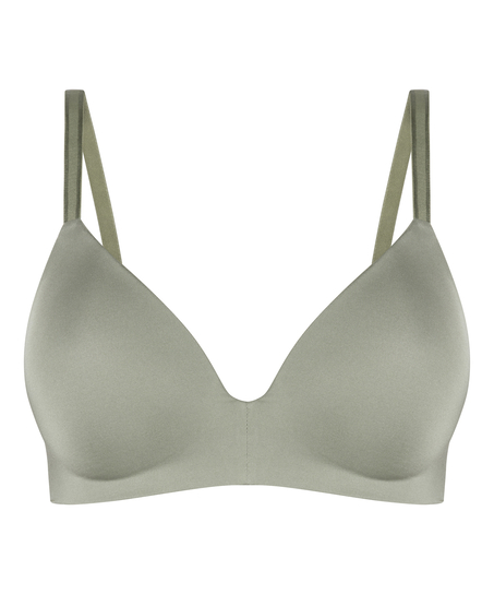 Mona padded non-underwired bra, Green