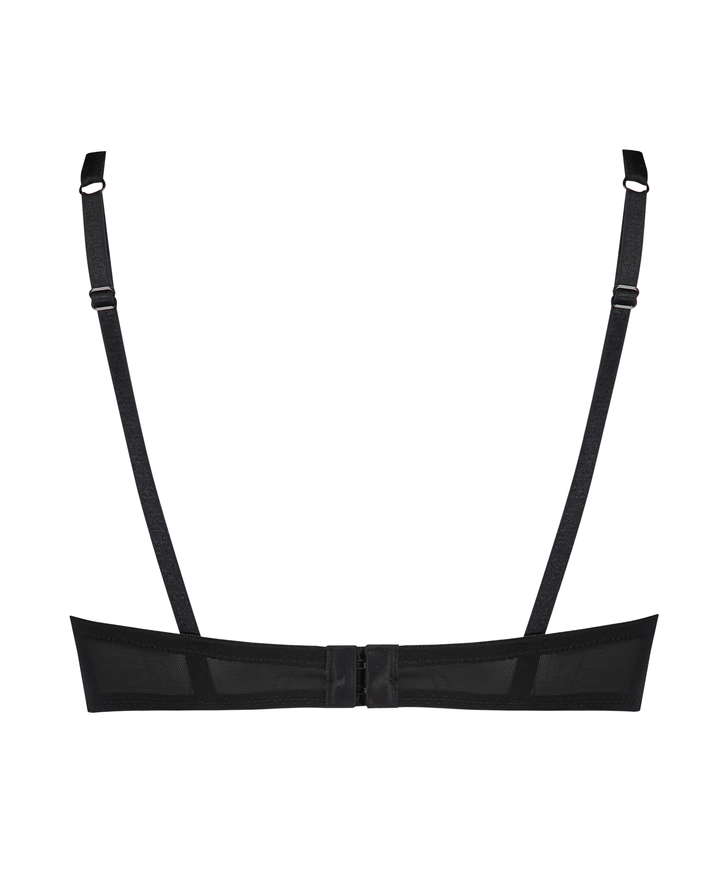 Yves padded underwired maximizer bra, Black, main