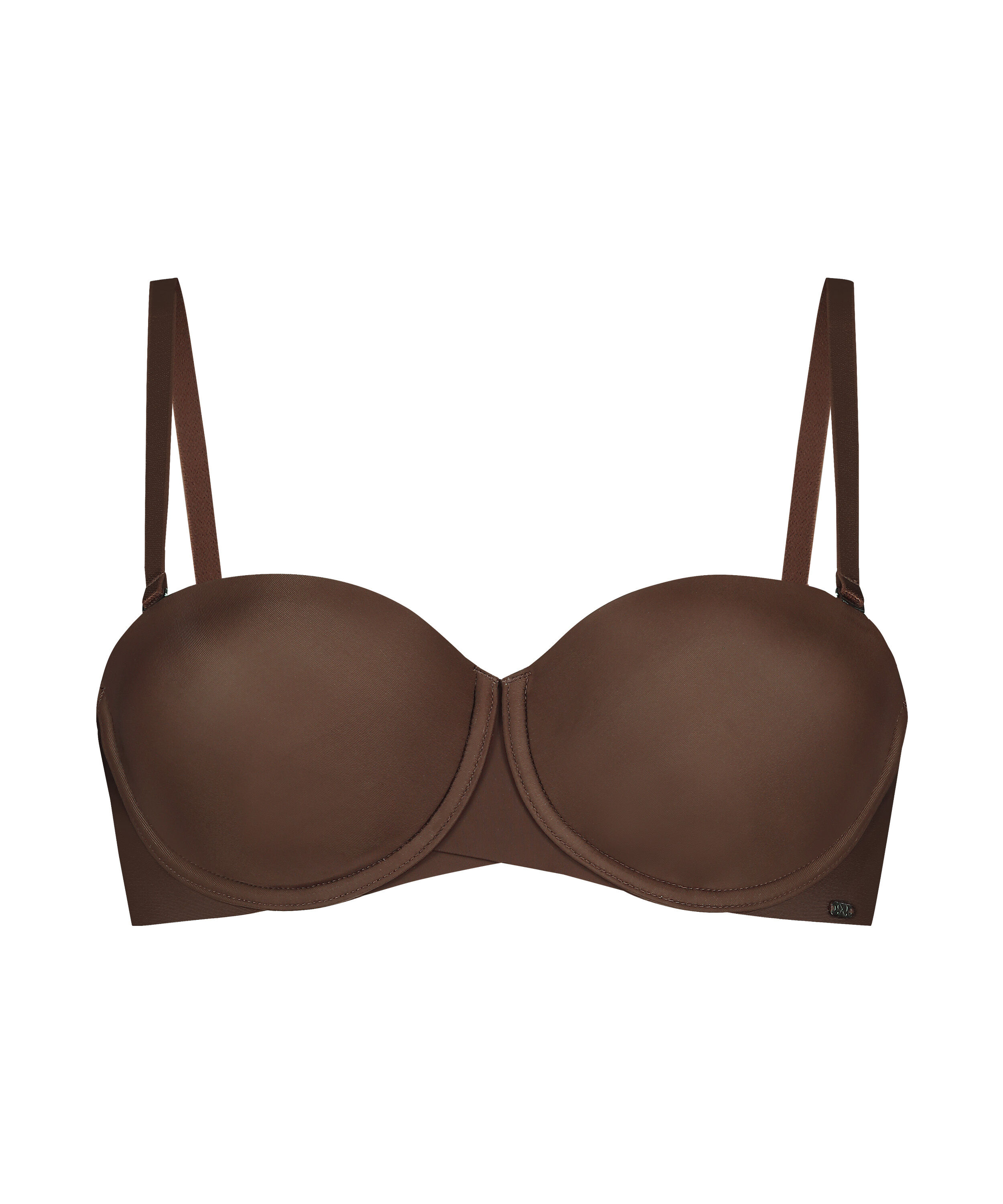 Jane Padded Strapless Underwired Bra, Brown