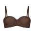 Jane Padded Strapless Underwired Bra, Brown