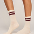 Socks Stripes Cotton, White
