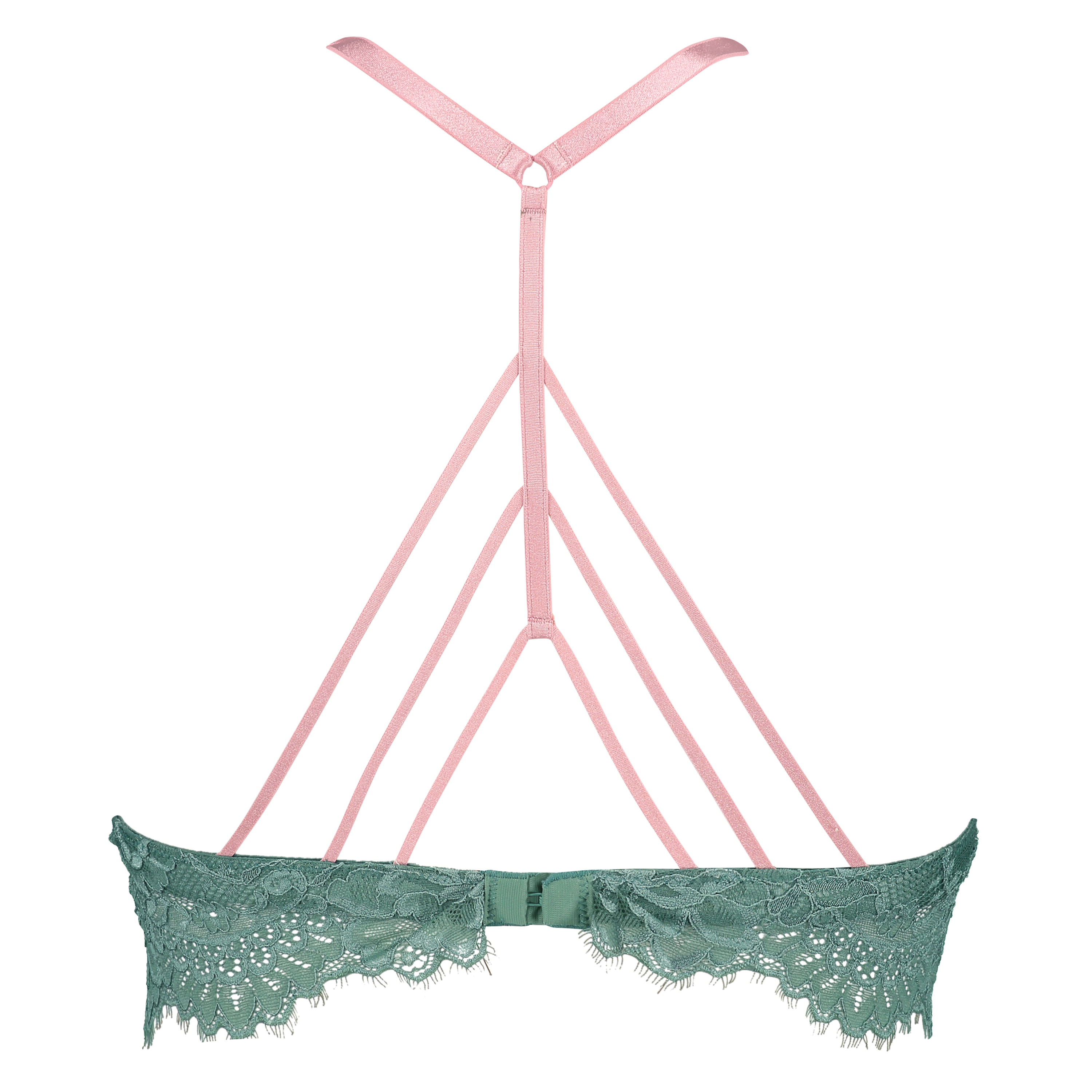 Illuna triangle bralette, Green, main