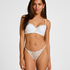 Peonie Padded Underwired Bra, White