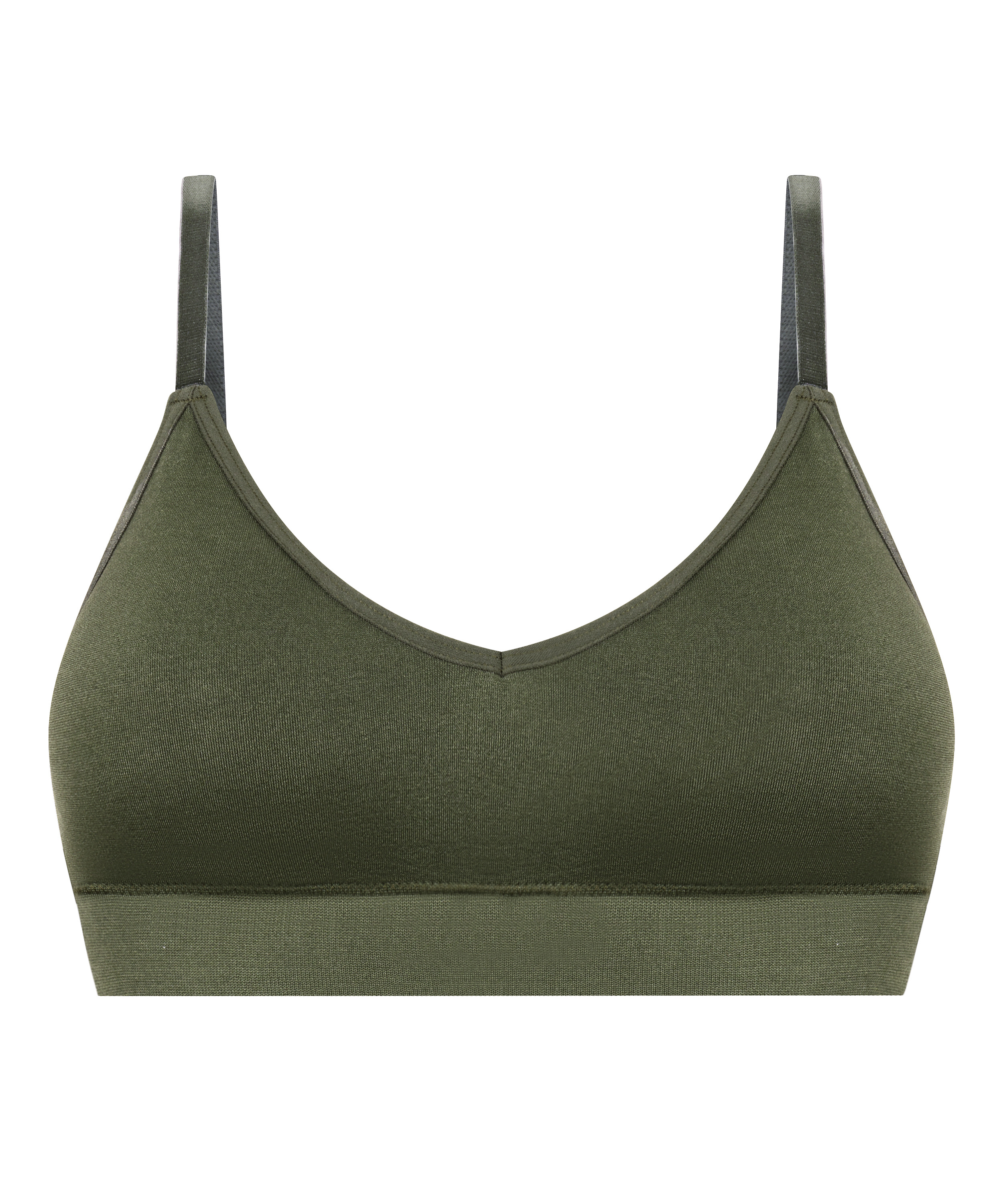 Dide Triangle Bralette, Green, main
