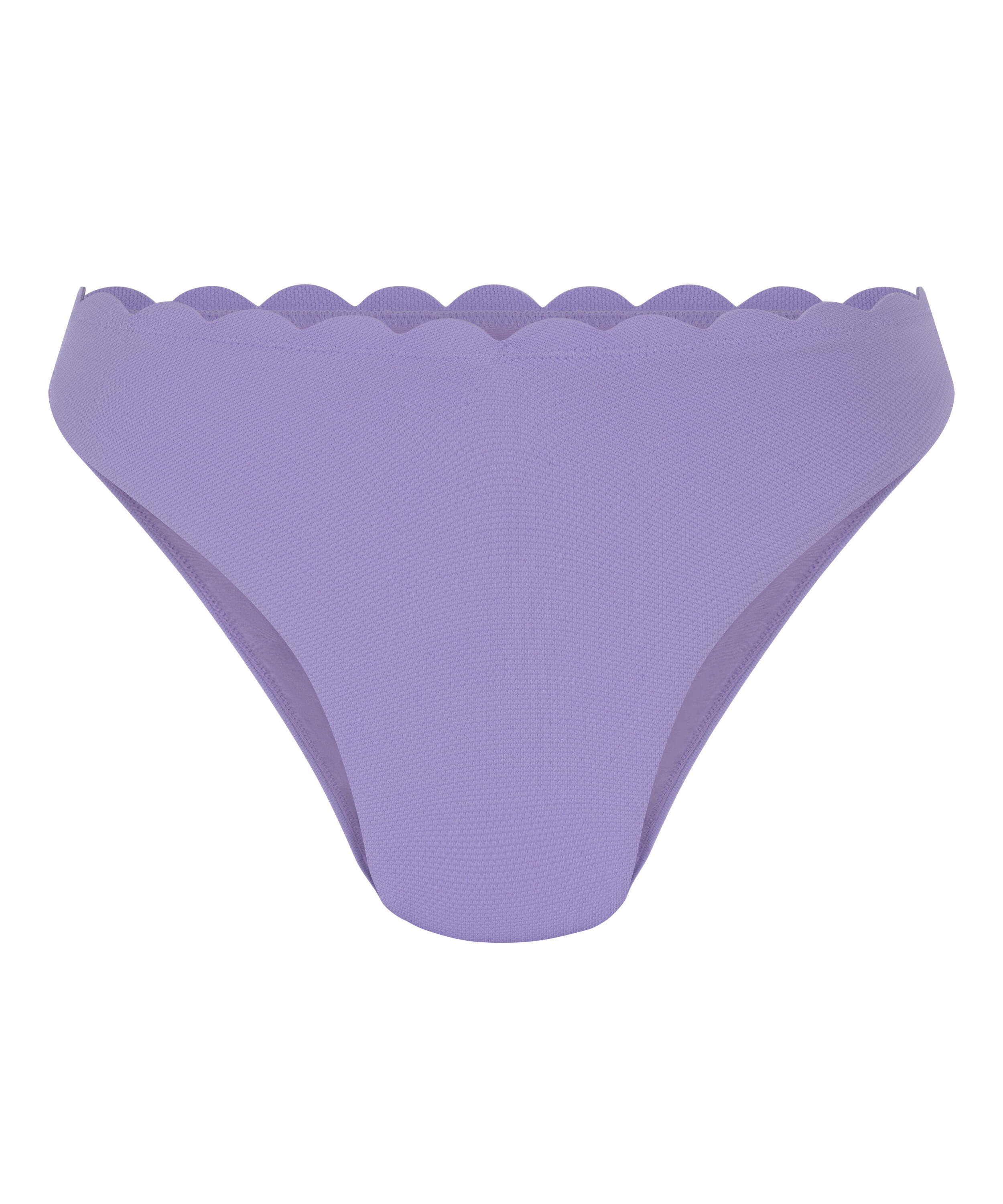 Scallop Rio Bikini Bottoms, Purple