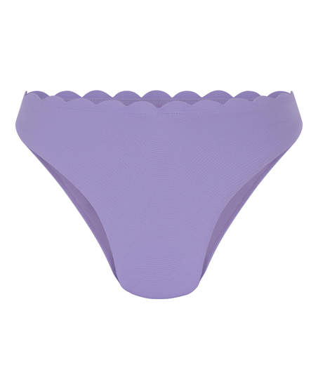 Scallop Rio Bikini Bottoms, Purple