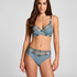 High Waisted Slip Helena, Blue