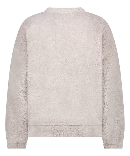Fleece Snuggle Top, Gray