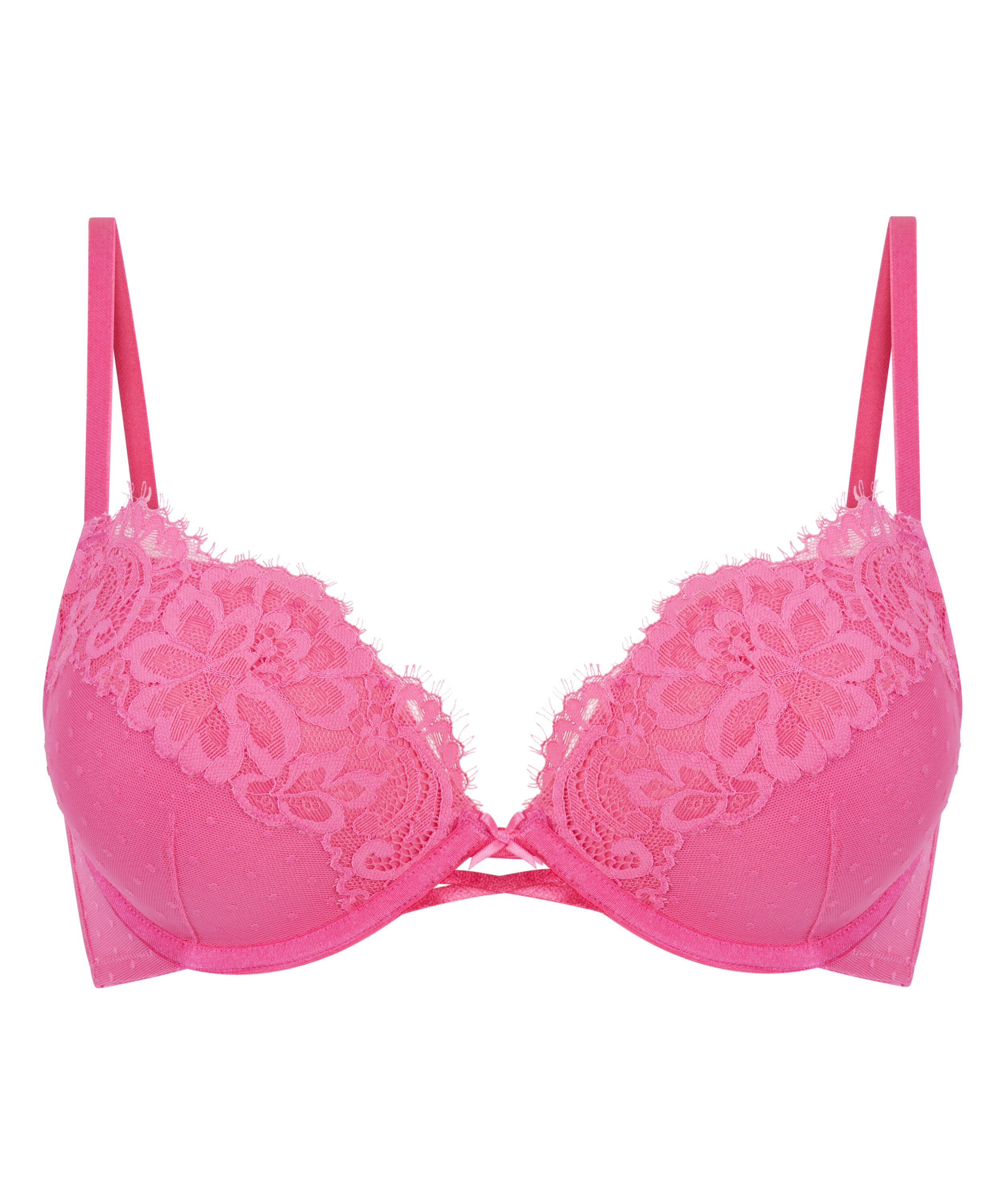 Harmony Padded Underwired Maximizer Bra, Pink