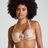 Lima Bandeau Bikini Top, Beige