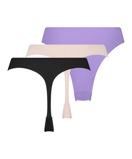 3-Pack Thong, Pink