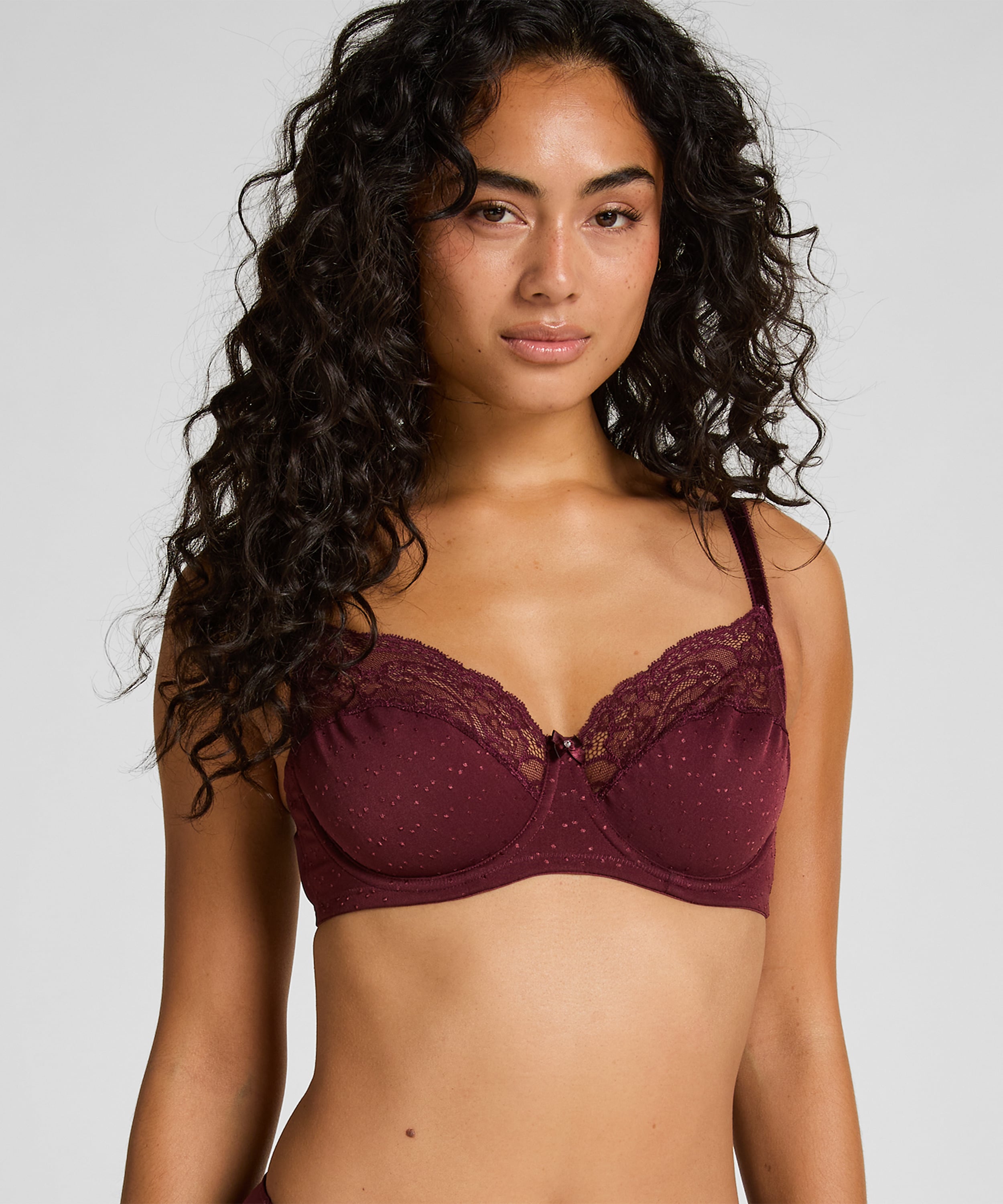 Sophie Non-Padded Underwired Bra, Purple, main