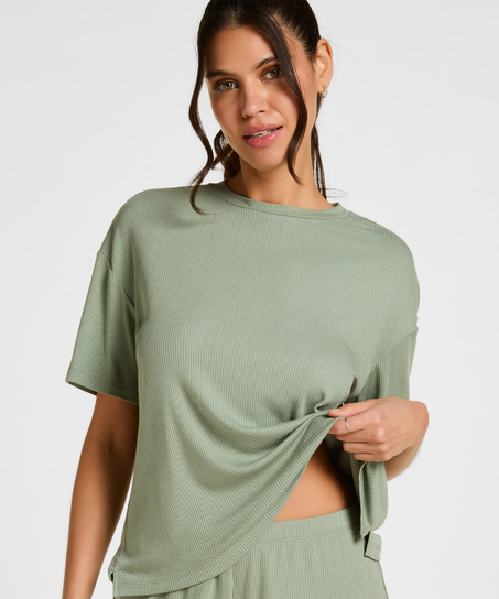 Pyjama Shirt, Green