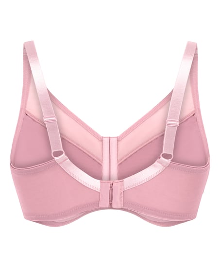 Nina Non-Padded Underwired Minimizer Bra, Pink