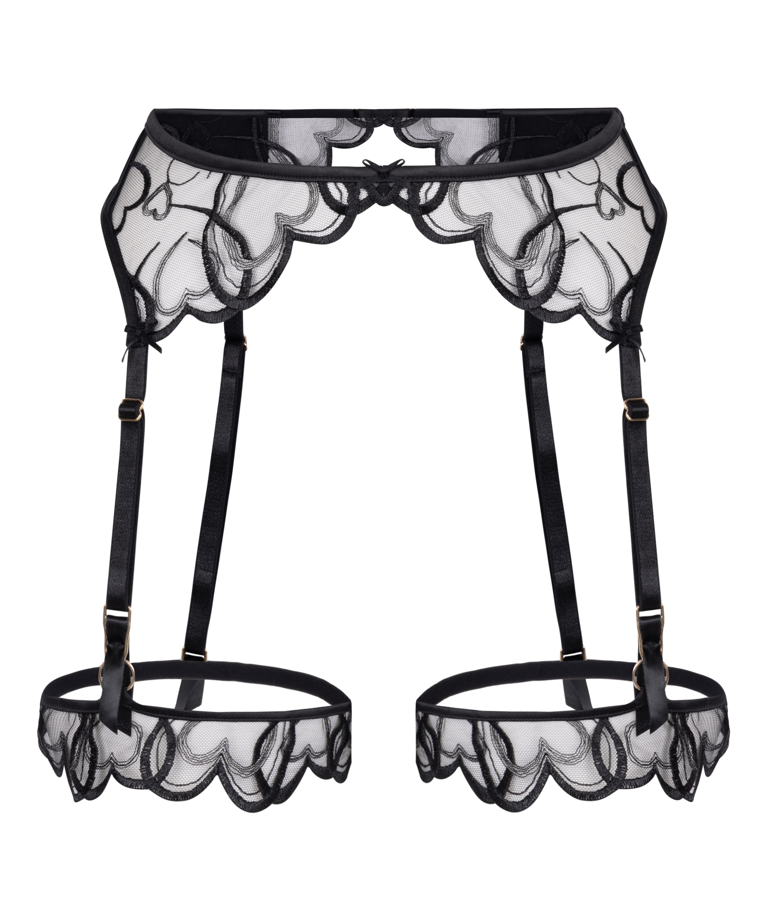 Olivia Suspenderbelt, Black, main