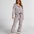 Petite Flannel Pyjama Pants, White