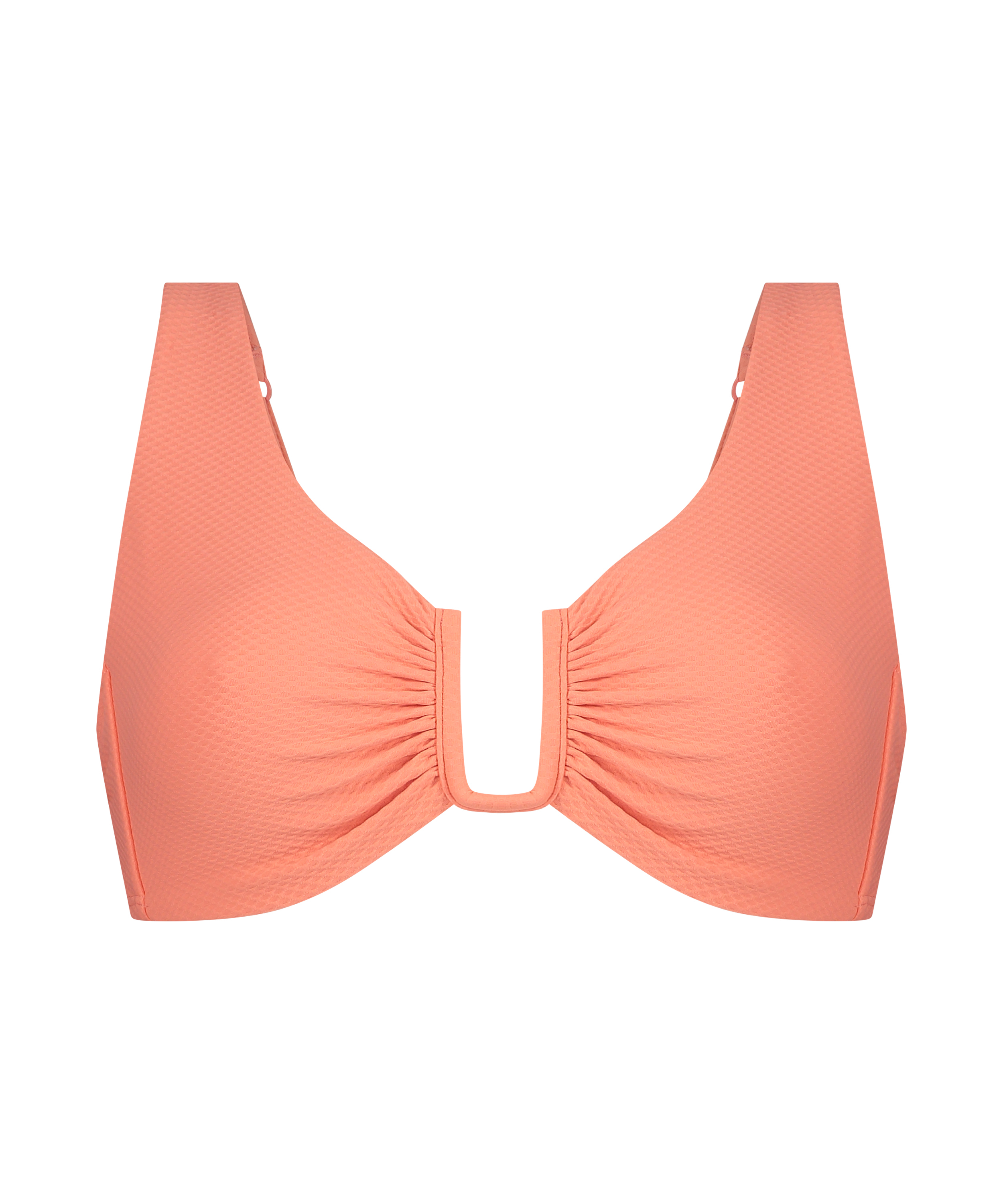 Peachy Bikini Top, Orange, main