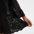 Allover Lace Tunic, Black