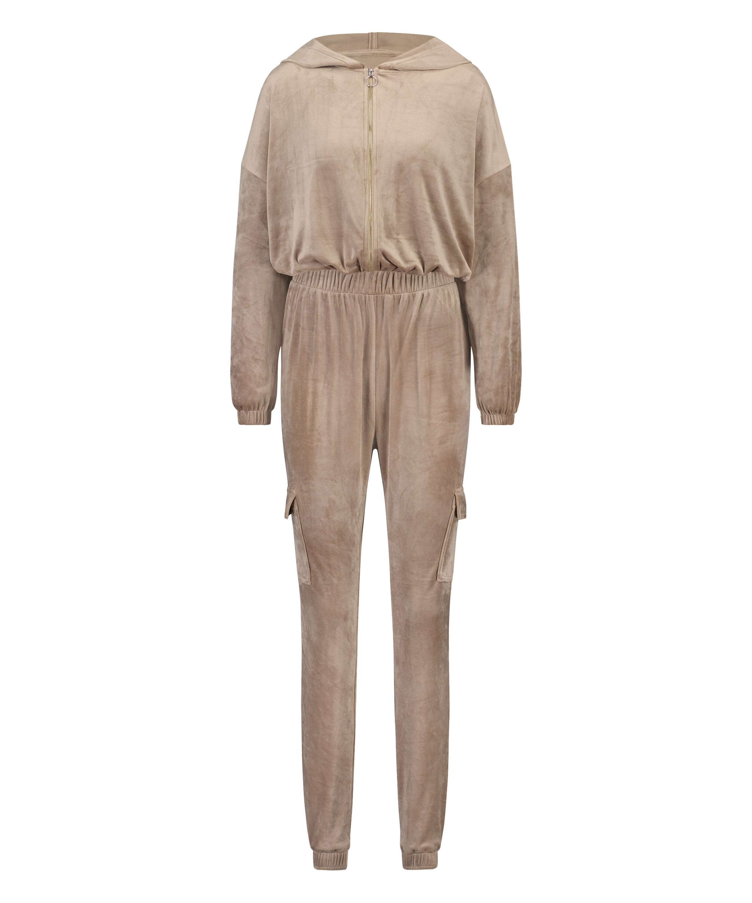 Velour Jumpsuit Hoodie for €15 