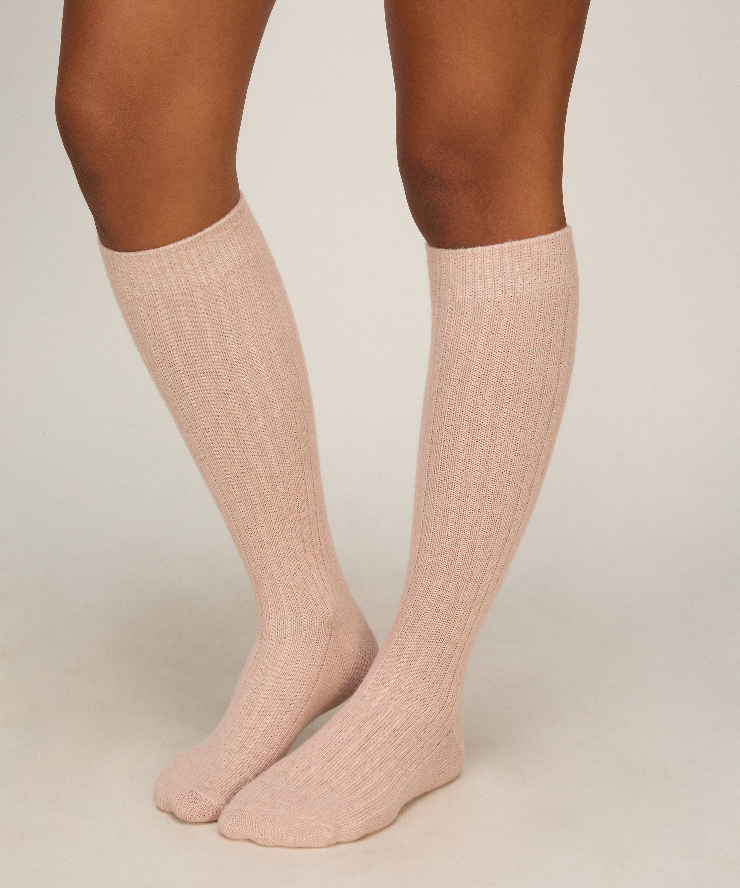 Cashmere Blended Socks, Pink, main