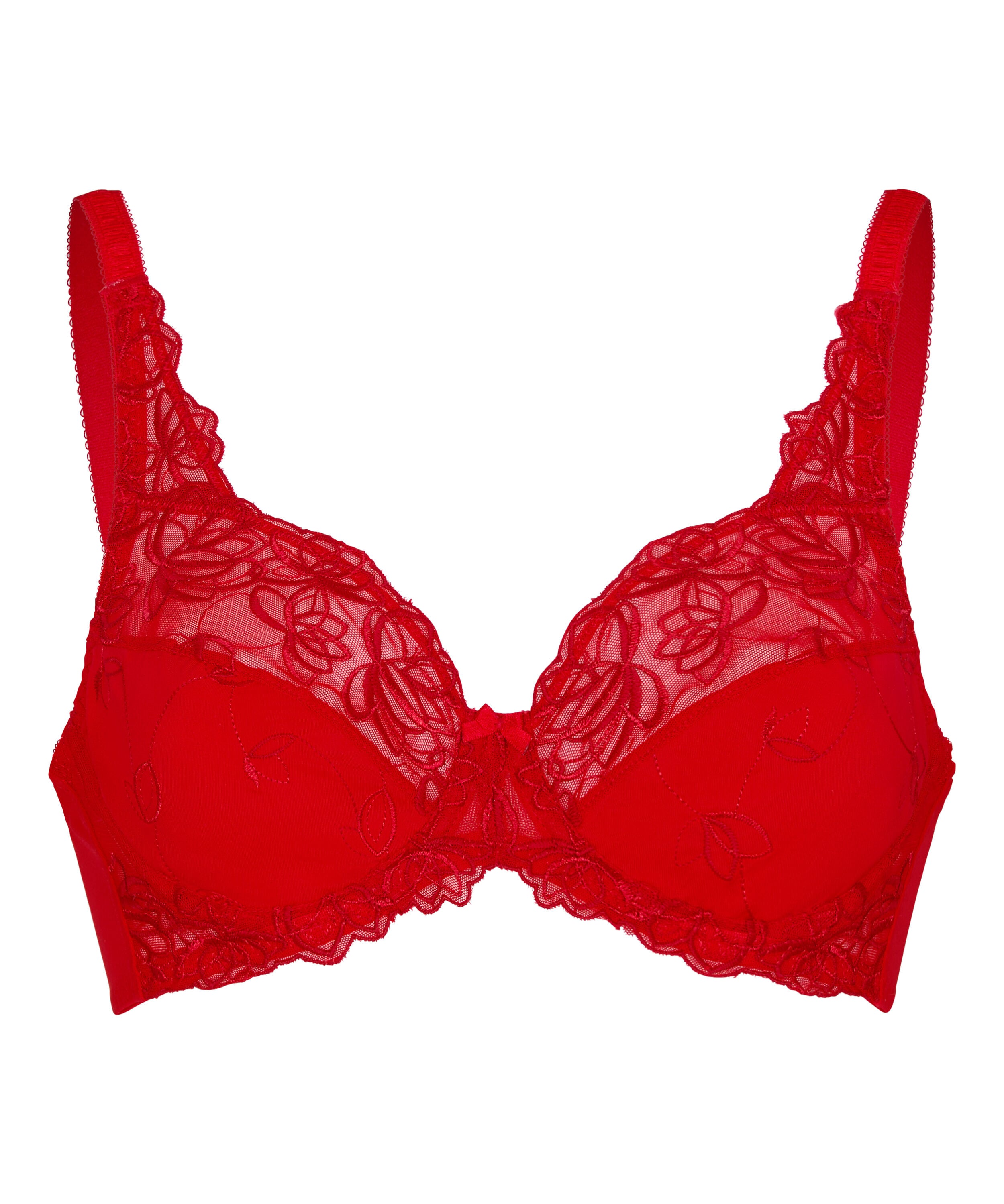 Diva Non-Padded Underwired Bra, Red