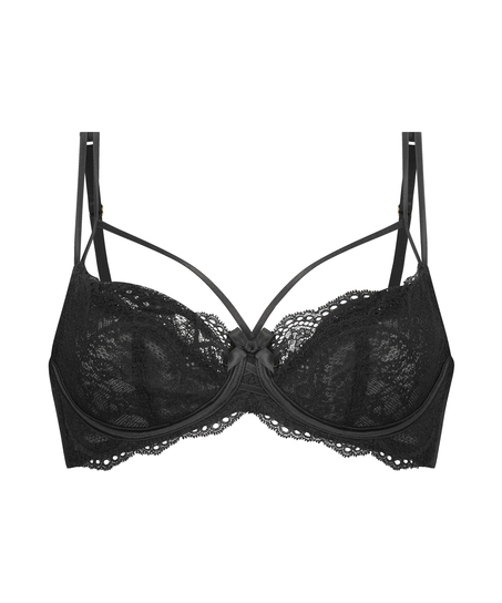 Fleur Non-Padded Underwired Bra Nyakim, Black