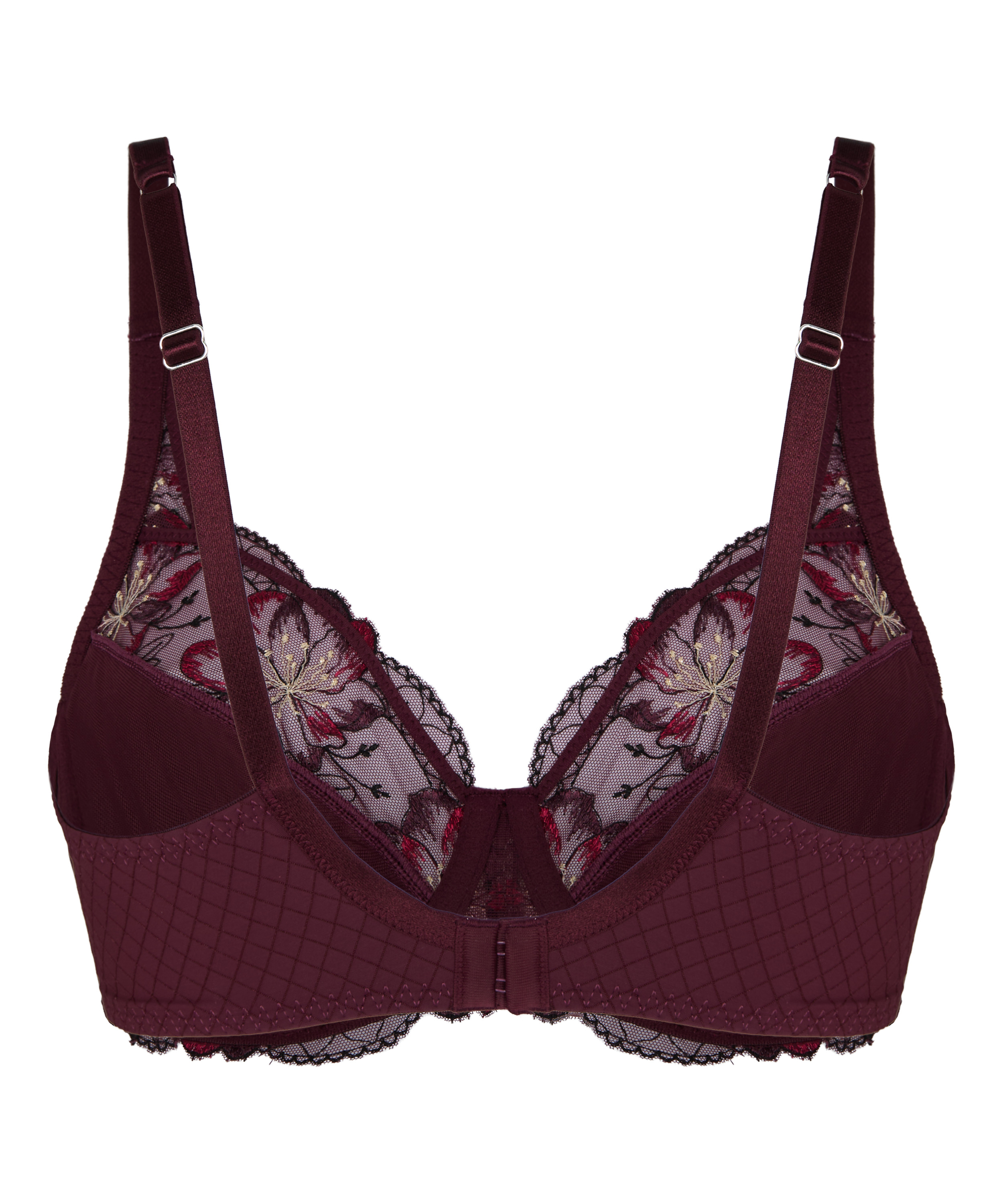 Non-Padded Underwired Bra Helena, Purple, main