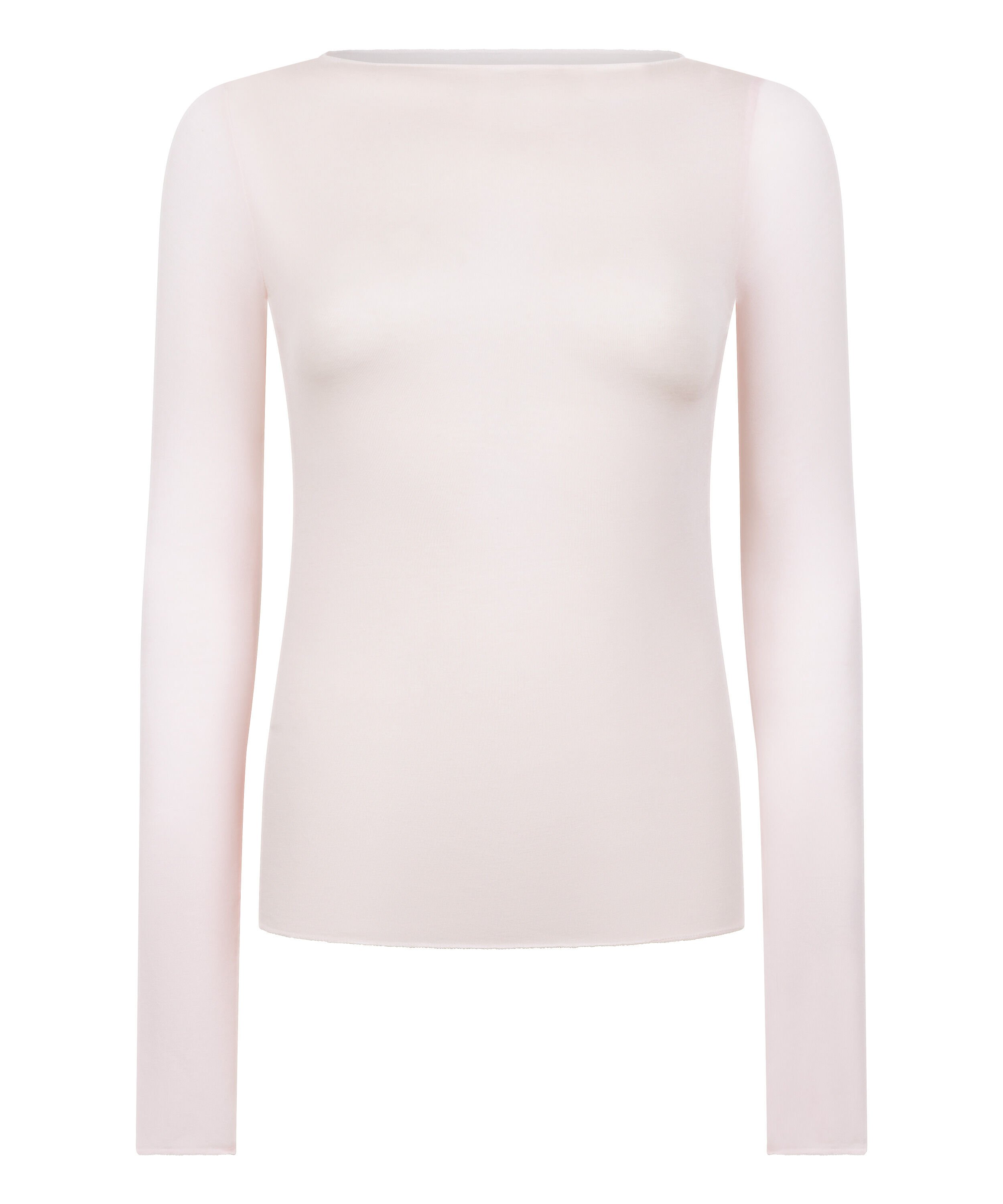 super soft Boatneck shirt with Cashmere, Pink