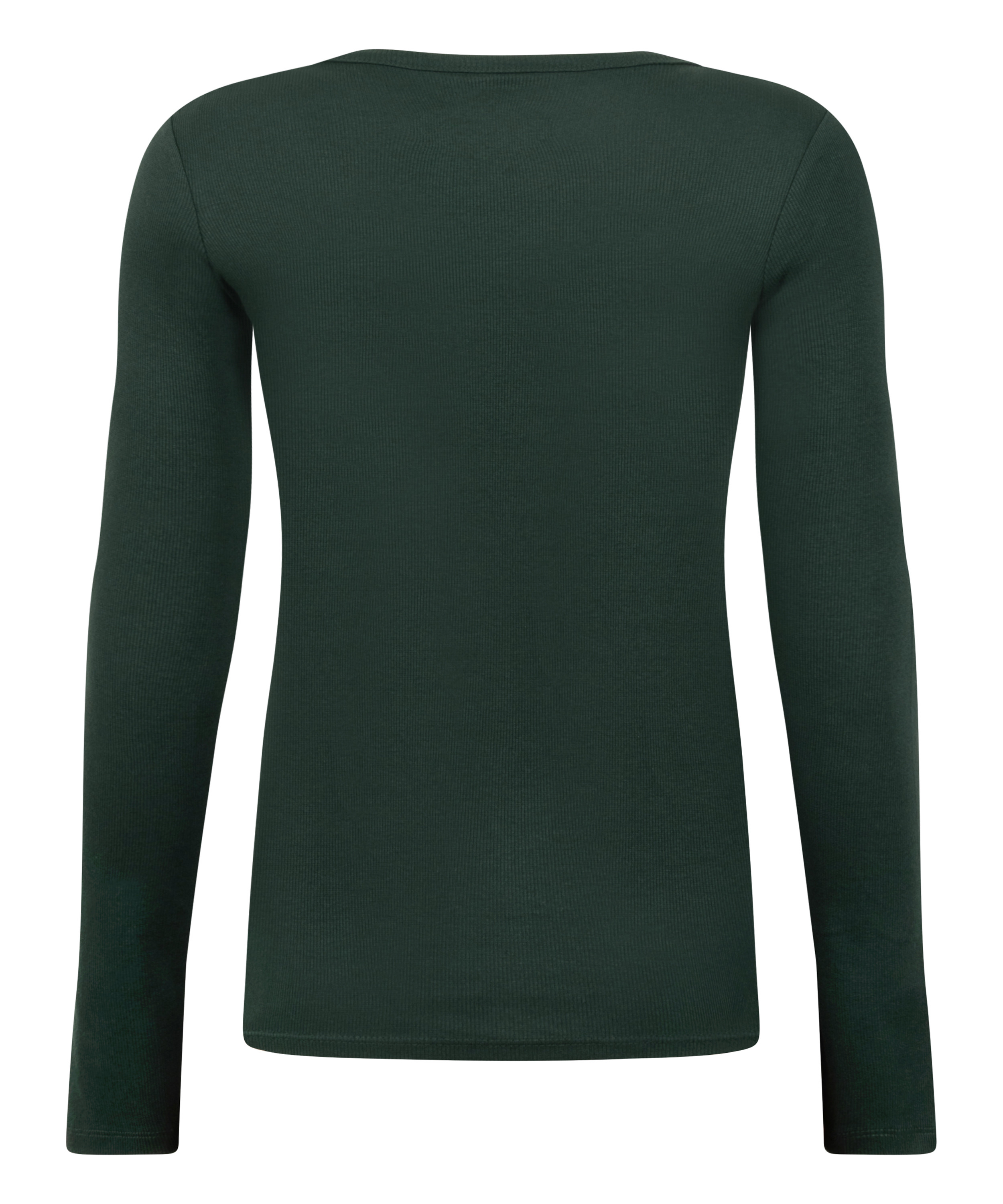 Cotton Pyjama Top, Green, main