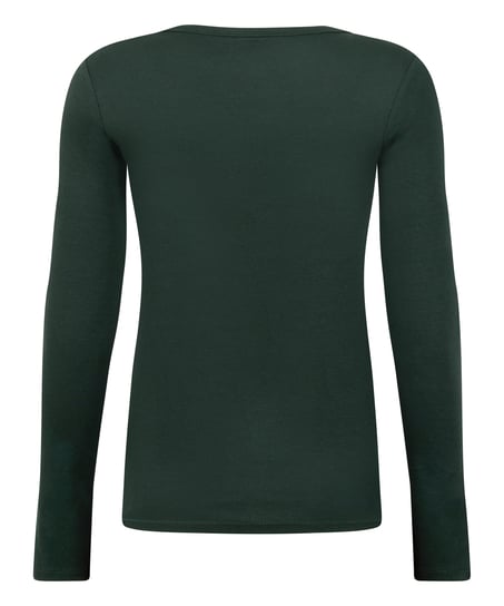 Cotton Pyjama Top, Green