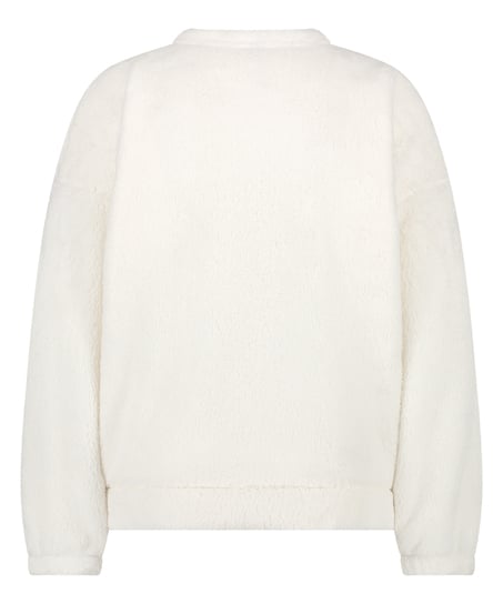 Fleece Snuggle Top, White