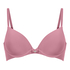 Plunge Padded Underwired Bra, Pink