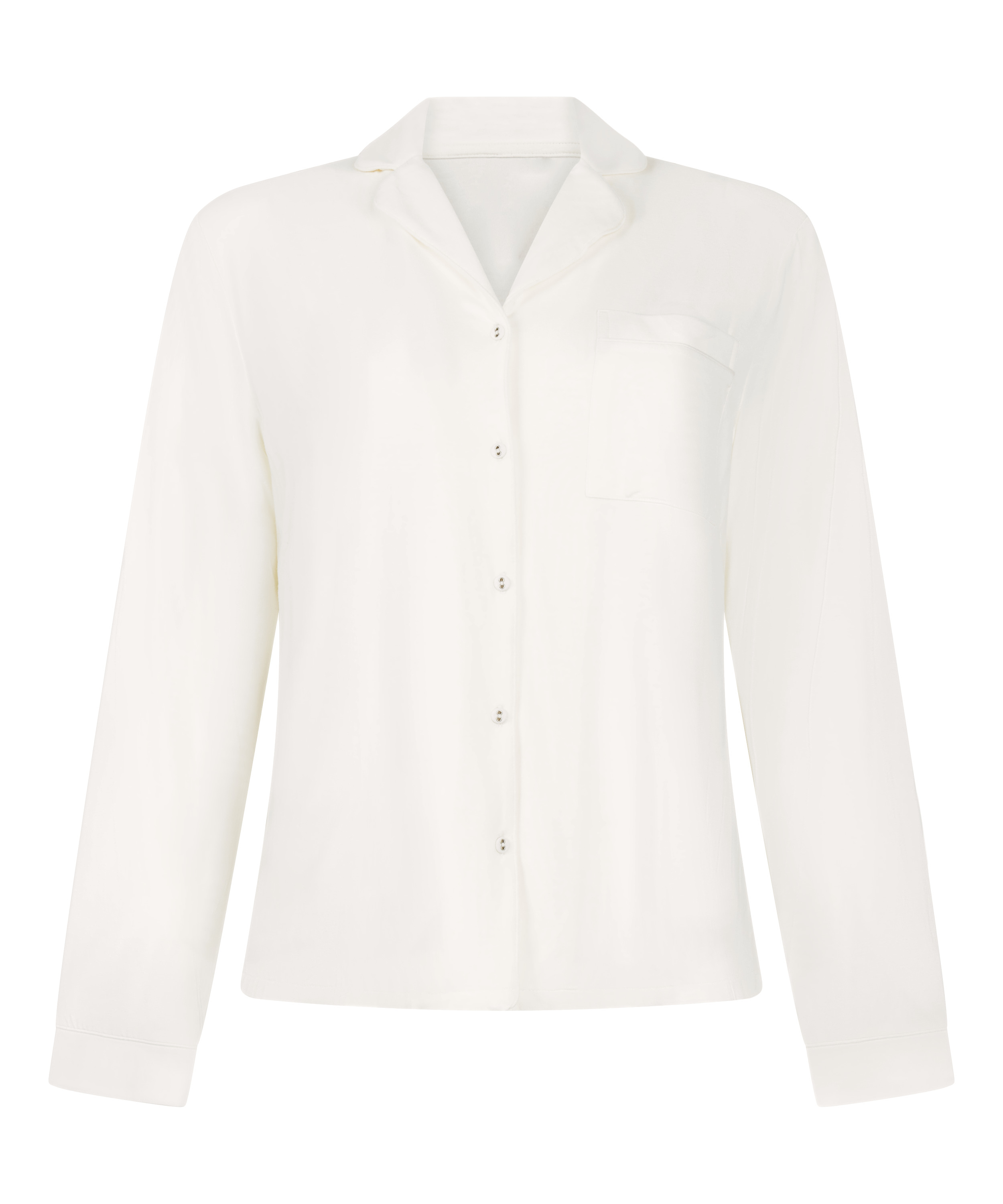 Essential Jersey Long-Sleeved Jacket, White, main