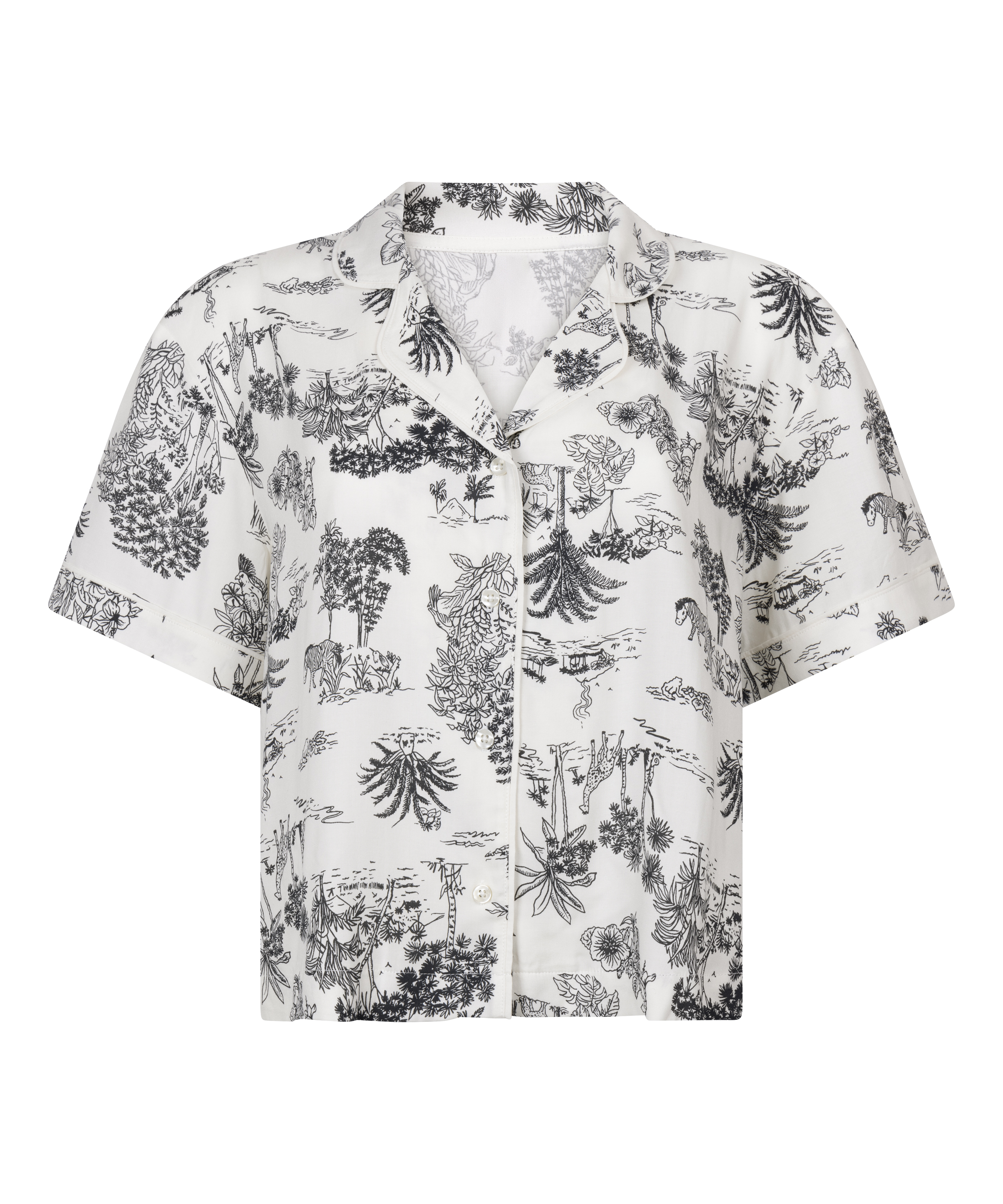 Jacket Short Sleeves Woven, White, main