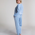 Velours Jogging Pants, Blue