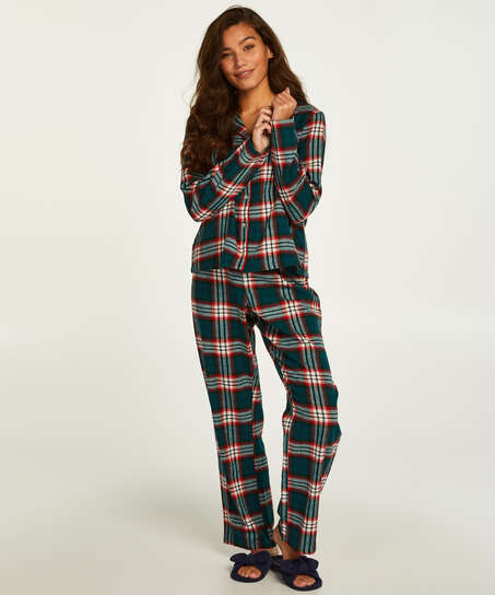 Twill Check Pyjama Set for €39.99 - Pajamas - Hunkemöller