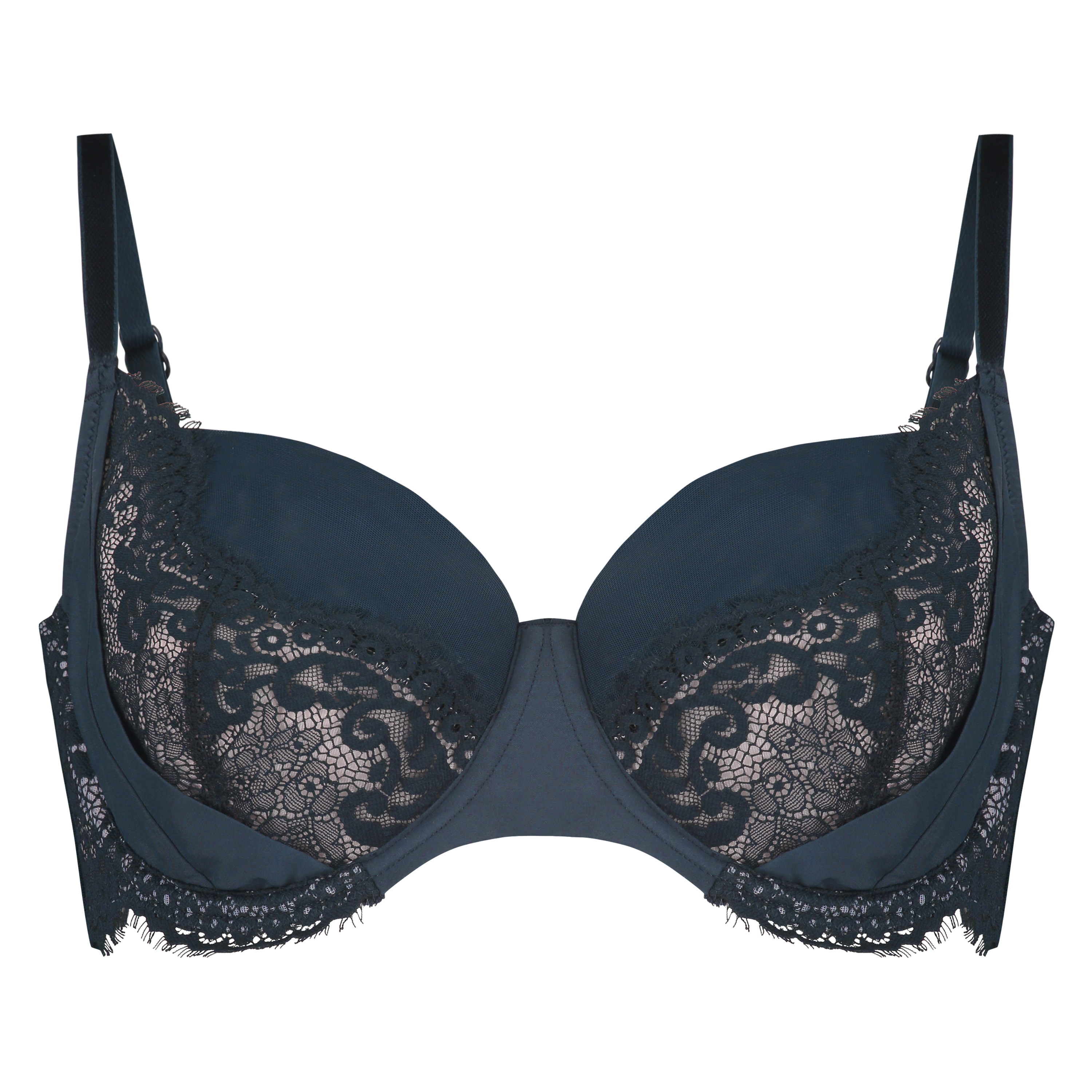 Twiggy Non-Padded Underwired Bra, Blue, main
