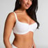 Cotton Padded Underwired Bra, White