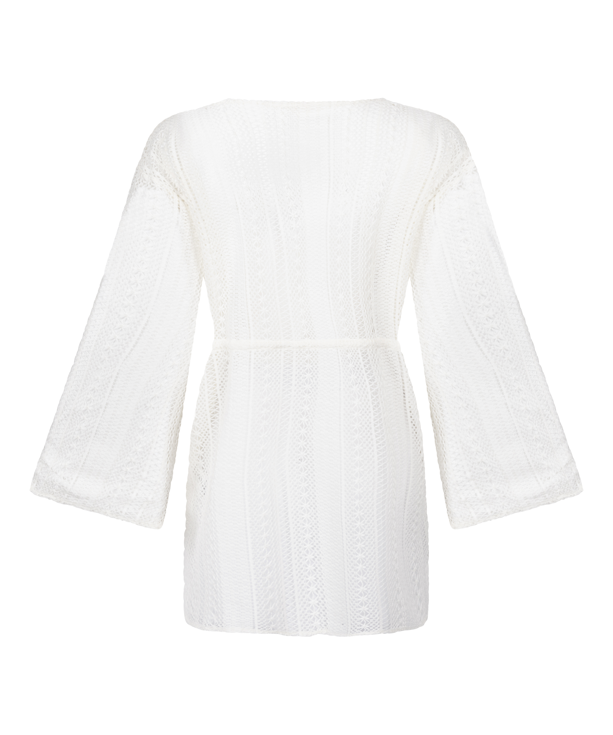Beach Crochet Kaftan, White, main