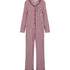 Pyjama Set Poplin Ruffle, Pink