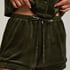 Velvet shorts, Green