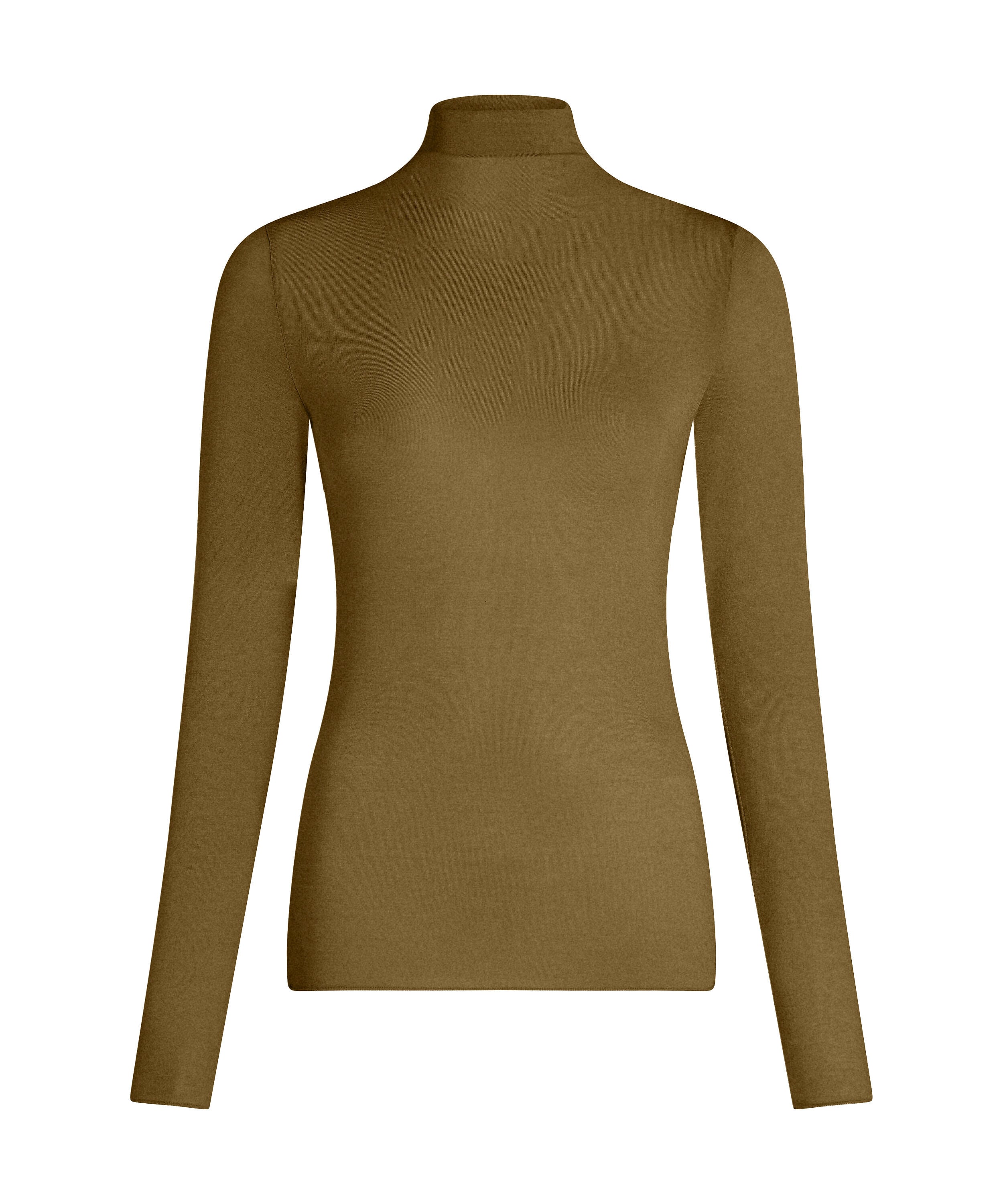 super soft Turtleneck shirt with Cashmere, Green