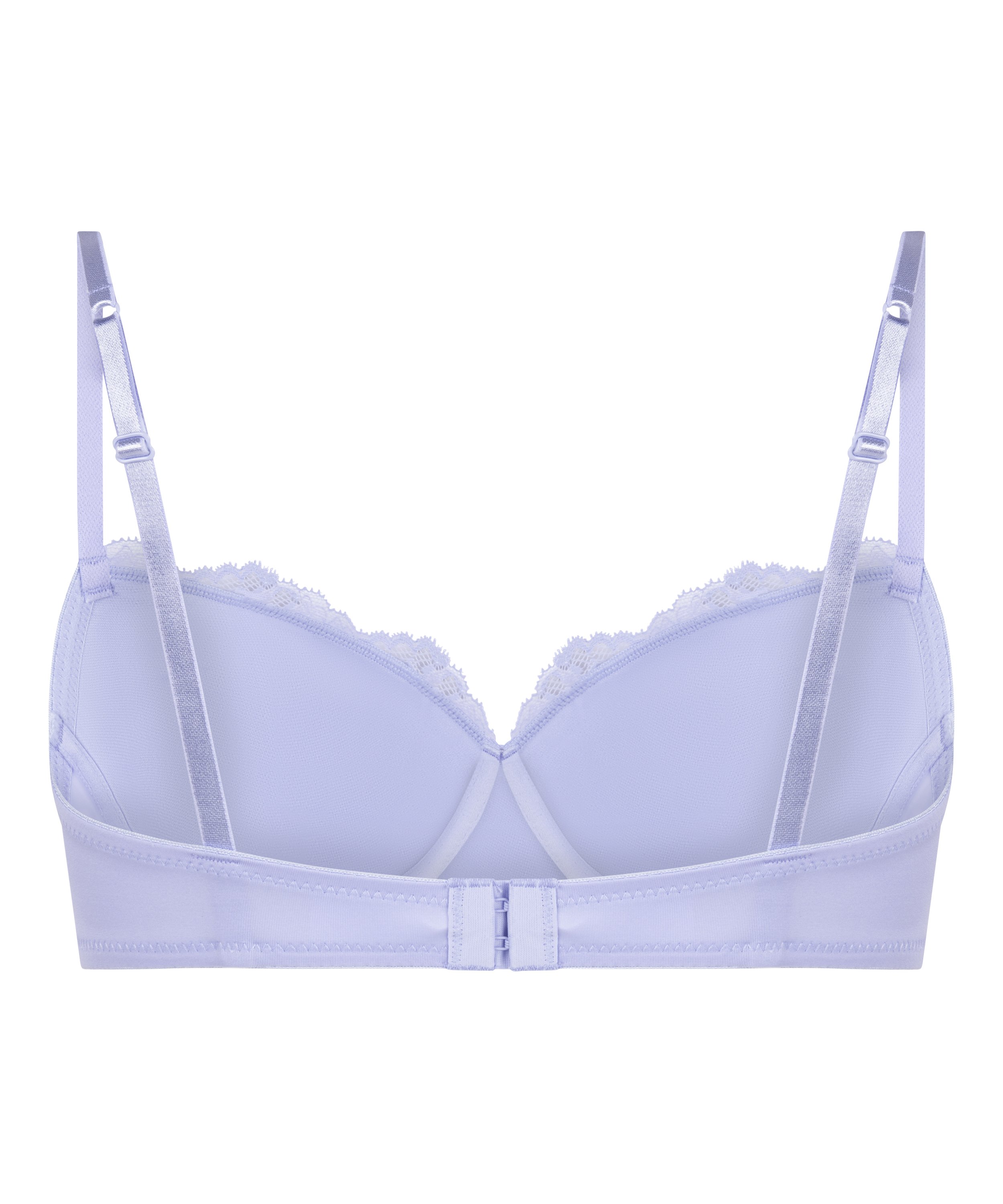 Lace & Shine Padded Underwired Bra, Purple, main