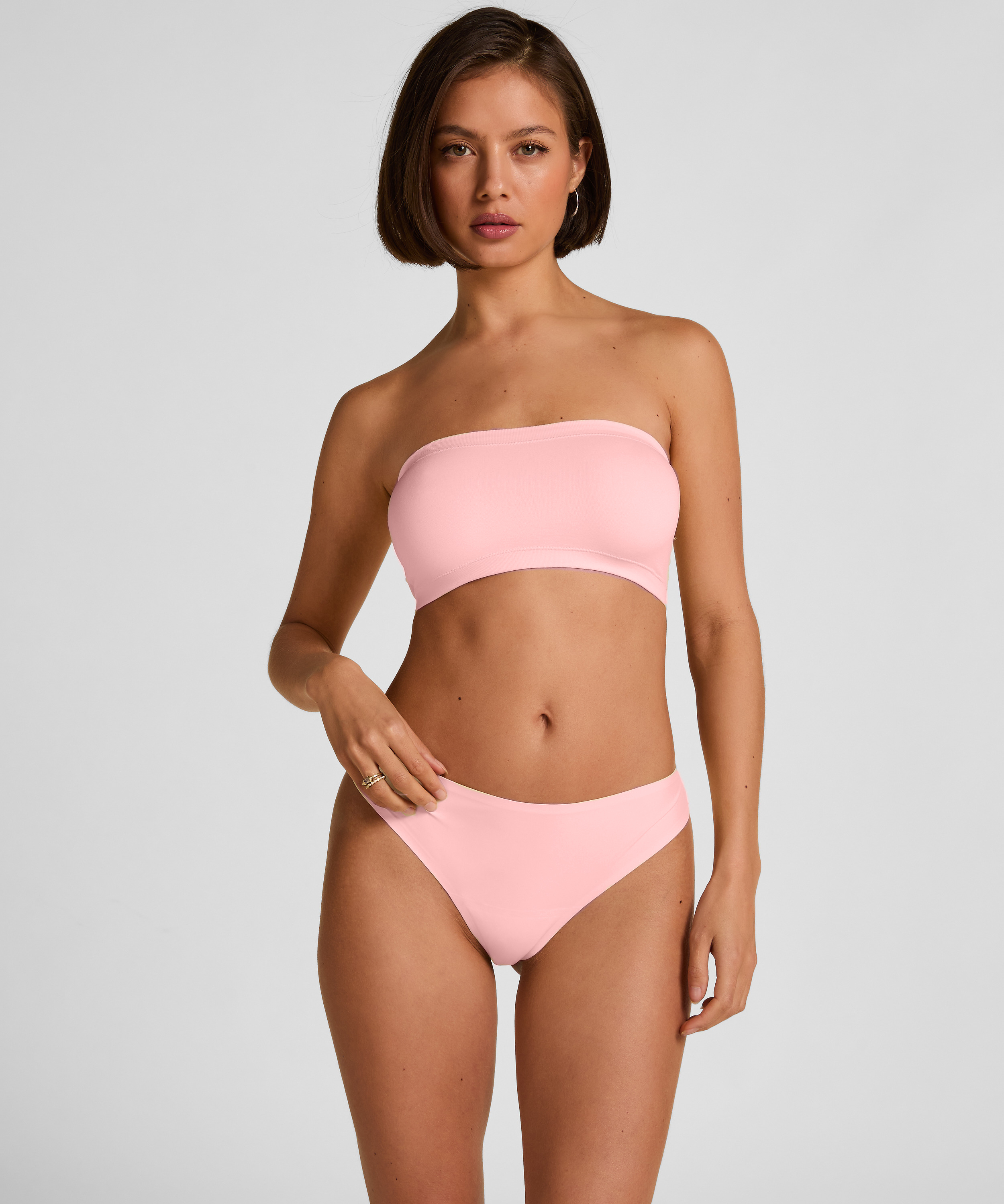 Dide Bandeau Bralette, Pink, main