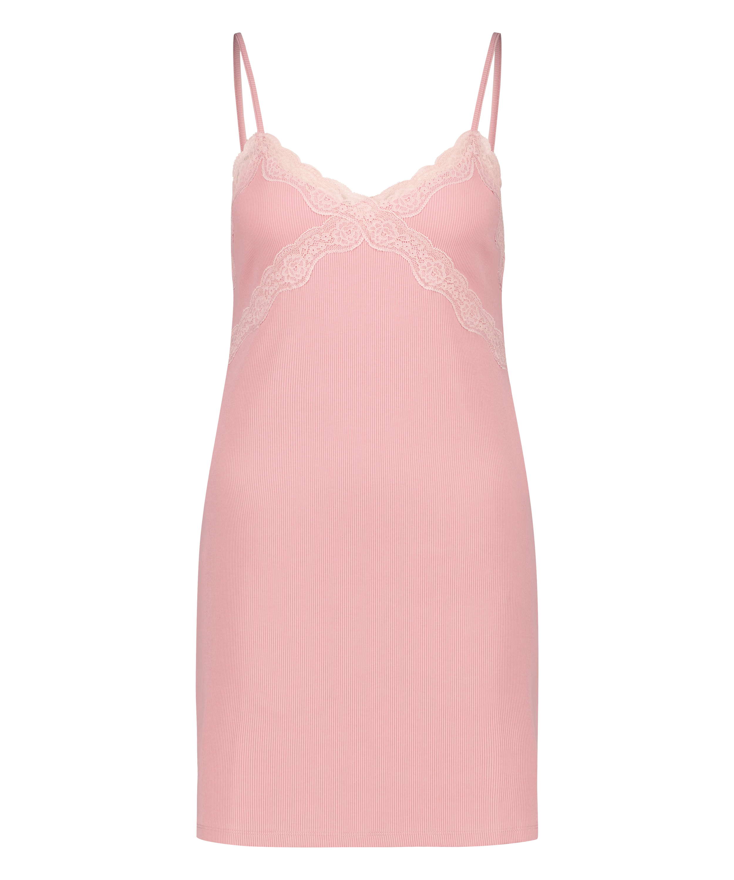 Lace Modal Dress, Pink, main