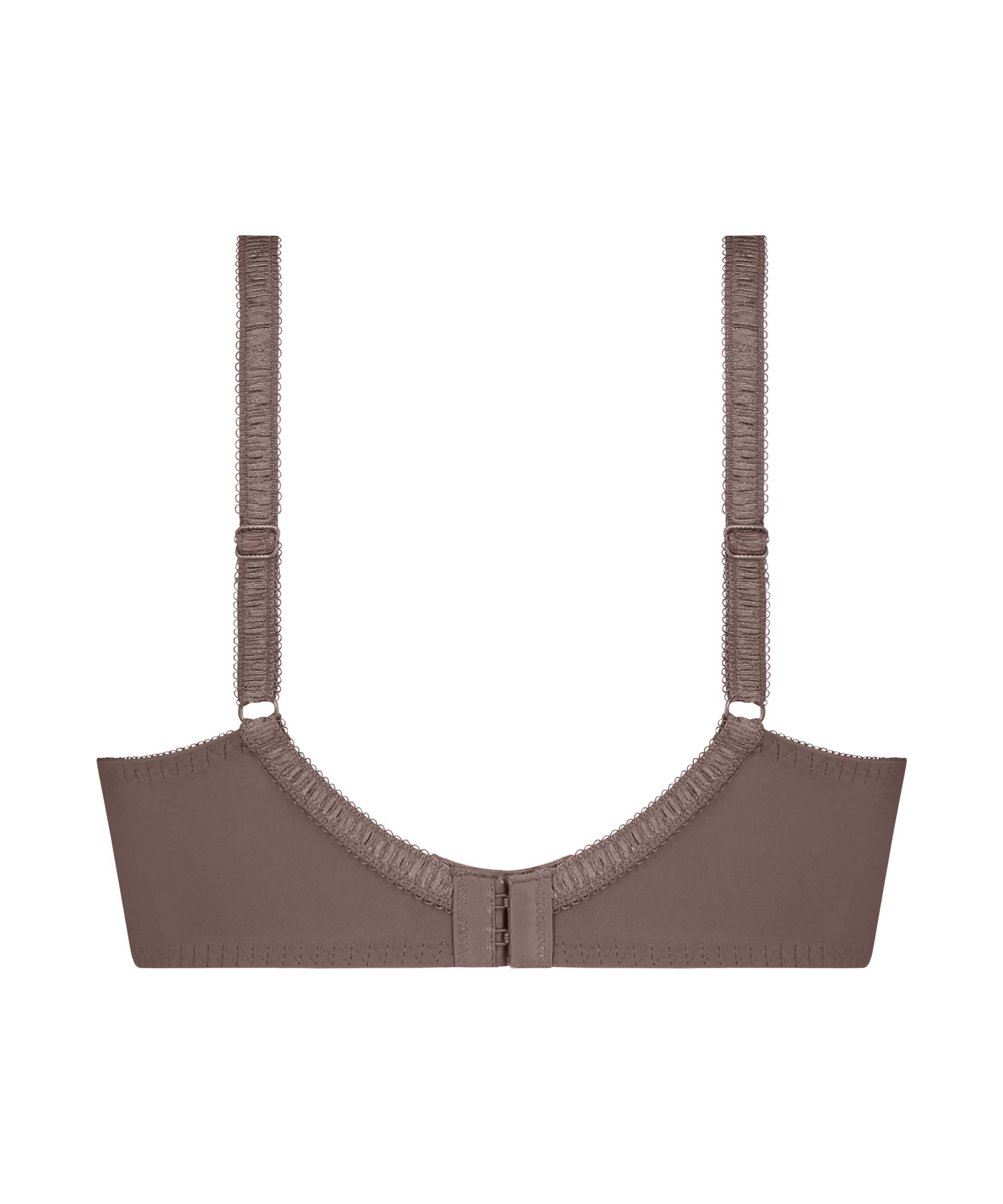 Diva Non-Padded Underwired Bra, Brown, main