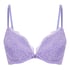 Marine Padded Push-Up Underwired Bra, Purple