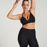 Smooth Triangle Bralette, Black