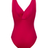 Shaping Shell Mesh Swimsuit, Pink